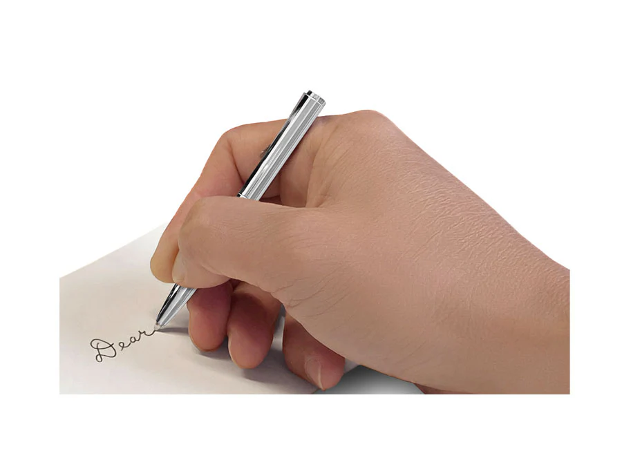 DAVEK SLIM FOLD with mini pen & pull tab - BLACK - Image 7